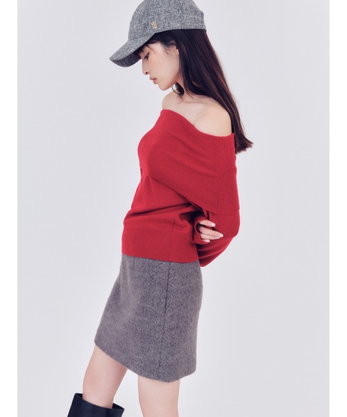 FRAY I.D（フレイアイディー）の「ウールシャギーミニスカート（スカート・レディース・オフホワイト/グレー/ライトブルー・0/1）」の19枚目の写真