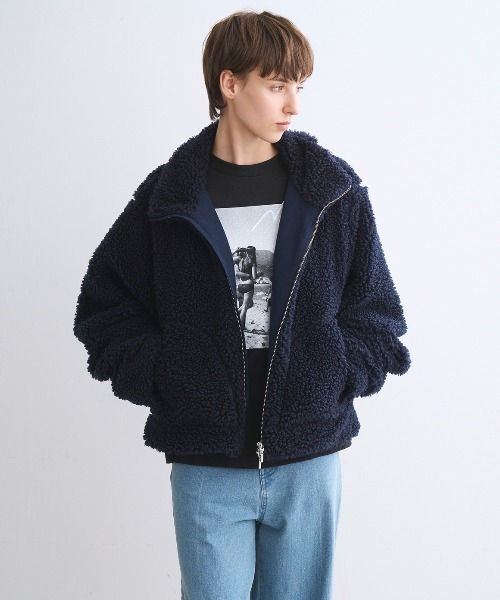 エコペルボア ボンバージャケット（その他アウター）｜three dots