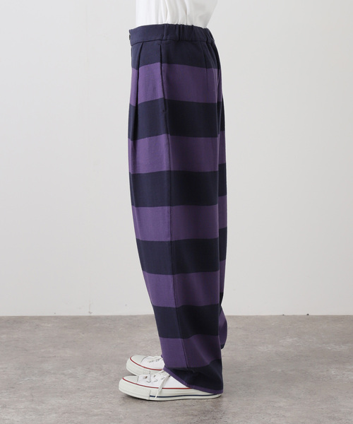 JOURNAL STANDARD LUXE（ジャーナルスタンダード　ラックス）の「ボーダータックパンツ（その他パンツ・レディース・チャコールグレー/ネイビー・FREE）」の12枚目の写真