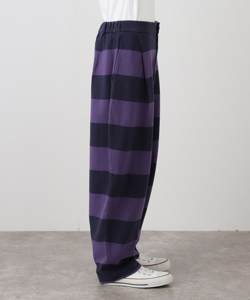 JOURNAL STANDARD LUXE（ジャーナルスタンダード　ラックス）の「ボーダータックパンツ（その他パンツ・レディース・チャコールグレー/ネイビー・FREE）」の14枚目の写真