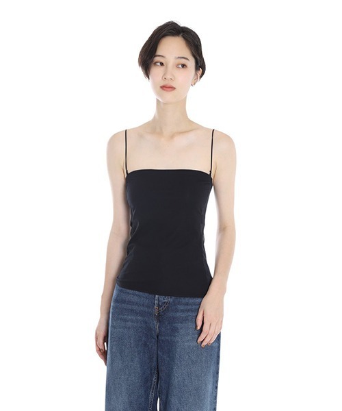 overneath（オーバーニース）の「OVERNEATH / オーバーニース：【レディース】Bra056スムース×ネット：bra053[ANN]（キャミソール・レディース・ブラック・M/L）」の8枚目の写真