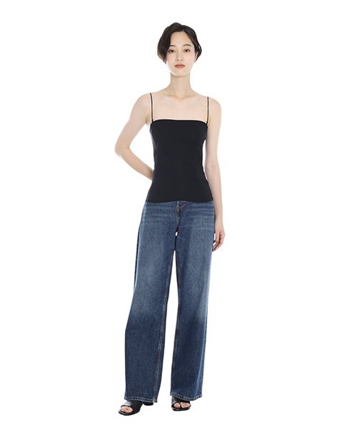 overneath（オーバーニース）の「OVERNEATH / オーバーニース：【レディース】Bra056スムース×ネット：bra053[ANN]（キャミソール・レディース・ブラック・M/L）」の3枚目の写真