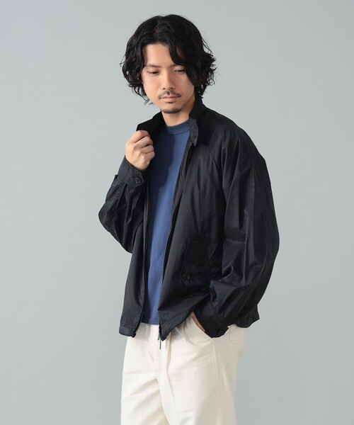 BARACUTA（バラクータ）の「BARACUTA / G4 BOX LIGHT RIP JACKET ナイロン ショートブルゾン（ブルゾン・メンズ・ネイビー/ロイヤルブルー/ブラック・38/42/40）」の6枚目の写真