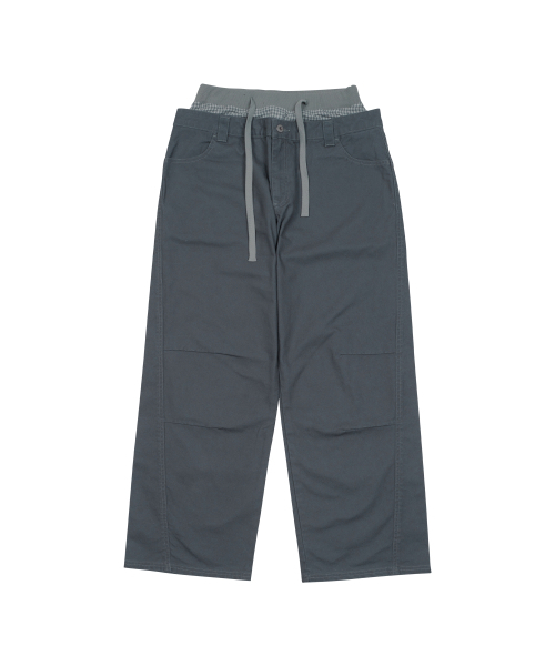 THECOLDESTMOMENT（ザコールデストモーメント）の「TCM trunk layered pants (navy)（その他パンツ・レディース・その他・SMALL/MEDIUM）」の2枚目の写真
