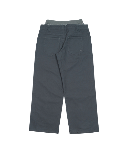 THECOLDESTMOMENT（ザコールデストモーメント）の「TCM trunk layered pants (navy)（その他パンツ・レディース・その他・SMALL/MEDIUM）」の3枚目の写真
