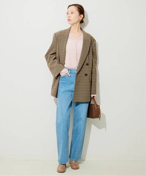 SLOBE IENA（スローブイエナ）の「《WEB限定サイズあり/追加2》SLOBE スクエアトゥショートブーツ（ブーツ・レディース・ブラック/ベージュ系その他・23cm/23.5cm/24cm/24.5cm/25cm）」の10枚目の写真