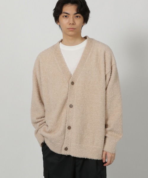 LAKOLE(ラコレ)の「もちふわニットカーデ / 497599(カーディガン/ボレロ・メンズ・ブラック/アイボリー/ブルー/イエロー・LARGE/MEDIUM)」の3枚目の写真