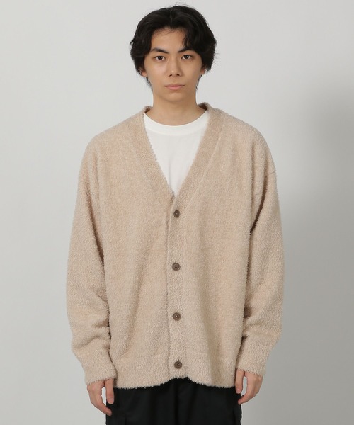 LAKOLE(ラコレ)の「もちふわニットカーデ / 497599(カーディガン/ボレロ・メンズ・ブラック/アイボリー/ブルー/イエロー・LARGE/MEDIUM)」の15枚目の写真
