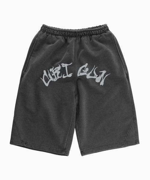 CRIGUN(クリガン)の「アートワークバミューダパンツピグメントBLACK(その他パンツ・レディース・ブラック・LARGE/X-LARGE/MEDIUM)」の9枚目の写真