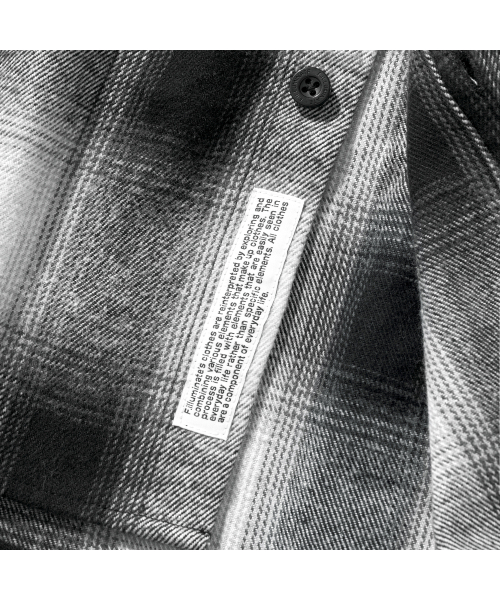 F.ILLUMINATE（フィルミネイト）の「フェードチェックシャツ-ブラック（シャツ/ブラウス・レディース・その他・LARGE/SMALL/MEDIUM）」の9枚目の写真
