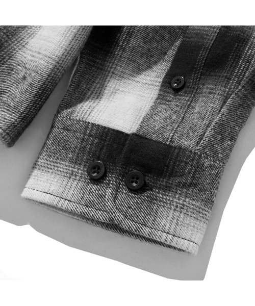 F.ILLUMINATE（フィルミネイト）の「フェードチェックシャツ-ブラック（シャツ/ブラウス・レディース・その他・LARGE/SMALL/MEDIUM）」の10枚目の写真