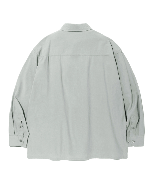 F.ILLUMINATE（フィルミネイト）の「デイリーポケットシャツ-ライトグレー（シャツ/ブラウス・レディース・その他・SMALL/MEDIUM/LARGE）」の2枚目の写真