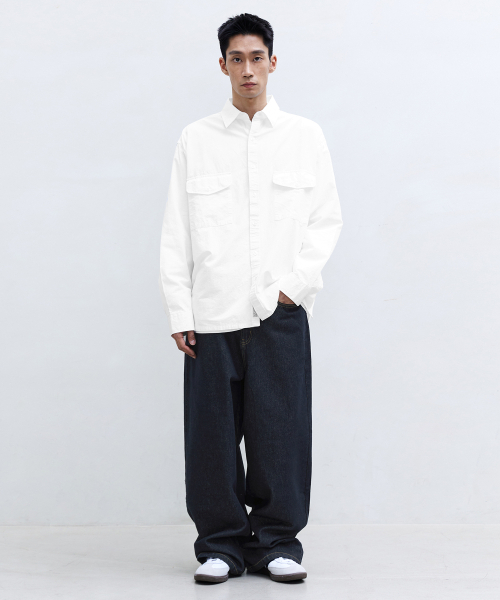 F.ILLUMINATE（フィルミネイト）の「デイリーポケットシャツ-ライトグレー（シャツ/ブラウス・レディース・その他・SMALL/MEDIUM/LARGE）」の7枚目の写真