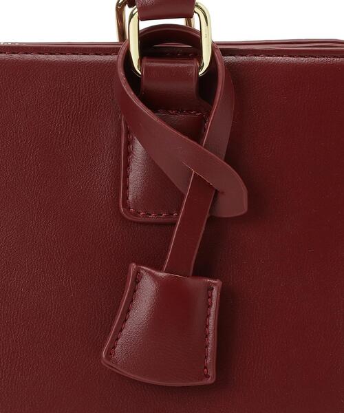 WILLSELECTION（ウィルセレクション）の「スクエアショルダーバッグ（ショルダーバッグ・レディース・ボルドー/ブラウン・FREE）」の6枚目の写真
