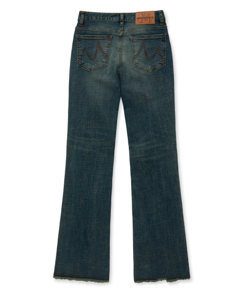 Midnight Move（ミッドナイトムーブ）の「ws boots cut pants [blue]（デニムパンツ・レディース・その他・SMALL/MEDIUM）」の9枚目の写真