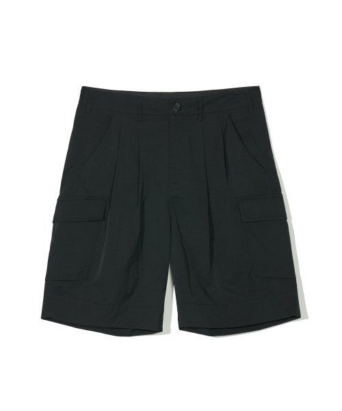 PARTIMENTO(パルティメント)の「ナイロンカーゴハーフパンツブラック(その他パンツ・レディース・その他・SMALL/MEDIUM/LARGE)」の1枚目の写真