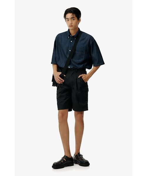 PARTIMENTO(パルティメント)の「ナイロンカーゴハーフパンツブラック(その他パンツ・レディース・その他・SMALL/MEDIUM/LARGE)」の3枚目の写真