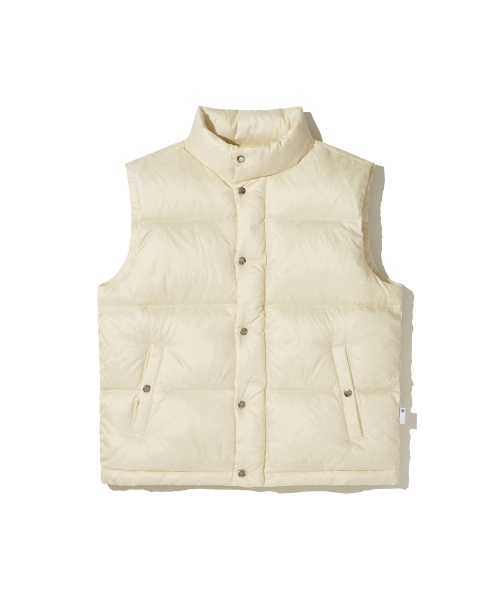 90年代クラシコダウンベスト_ライトイエロー（ダウンベスト