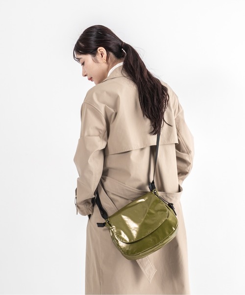 Jack Gomme(ジャックゴム)の「【JACK GOMME】ショルダーバッグ メッセンジャーバッグ NICO Sac besace(ショルダーバッグ・レディース・アイボリー/ブラック/シルバー/モカ/オリーブ/インディゴブルー/ワインレッド/ブルー/カーキ/シャンパン・FREE)」の18枚目の写真