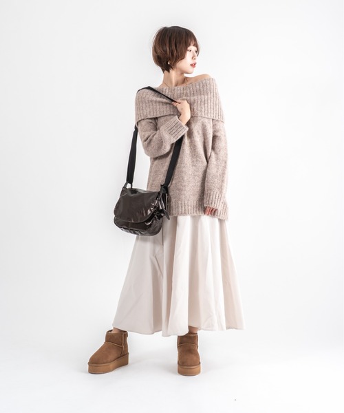 Jack Gomme(ジャックゴム)の「【JACK GOMME】ショルダーバッグ メッセンジャーバッグ NICO Sac besace(ショルダーバッグ・レディース・アイボリー/ブラック/シルバー/モカ/オリーブ/インディゴブルー/ワインレッド/ブルー/カーキ/シャンパン・FREE)」の17枚目の写真
