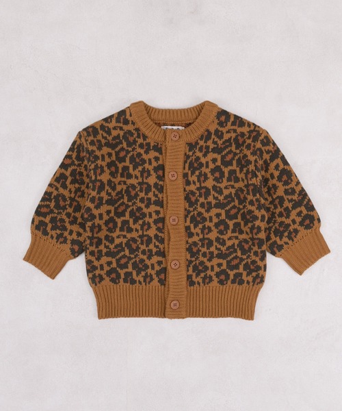 MARKEY'S(マーキーズ)の「Wジャガードニットカーディガン(ニット/セーター・キッズ・ネイビー/ホワイト系その他/マルチ/ブラウン系その他・S/M/L/LL)」の2枚目の写真