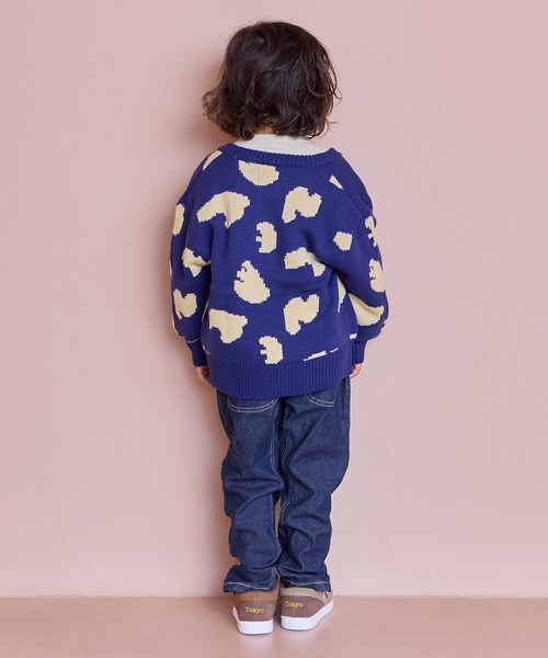 MARKEY'S(マーキーズ)の「Wジャガードニットカーディガン(ニット/セーター・キッズ・ネイビー/ホワイト系その他/マルチ/ブラウン系その他・S/M/L/LL)」の17枚目の写真