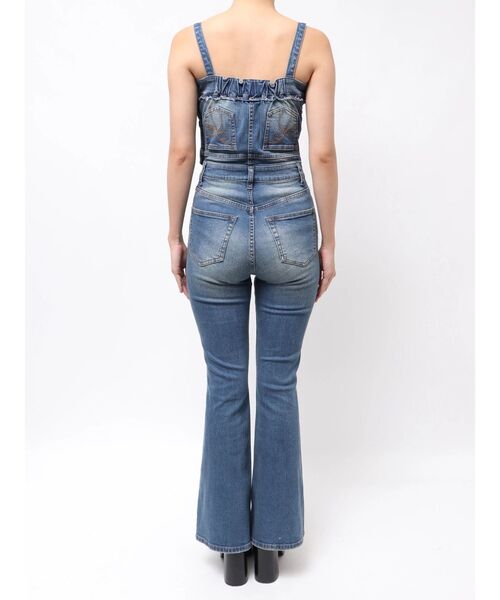 EMODA（エモダ）の「デニムキャミサロペット（サロペット/オーバーオール・レディース・ブラック/ライトブルー/インディゴブルー/ブラウン・SMALL/MEDIUM）」の18枚目の写真