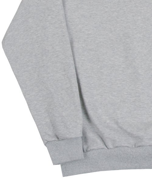 GRAVER（グレーバー）の「[ユニセックス]エルボーフレイムスマイルマンツーマン_グレー（スウェット・レディース・グレー・X-LARGE/MEDIUM/LARGE）」の5枚目の写真