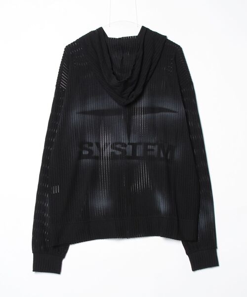 ARULE(アルール)の「A'GEM/9 × .kom 『ARULE/アルール』Mesh Knit Zip Hoodie /メッシュニットジップフーディ―(パーカー・レディース・ブラウン/アイボリー/ブラック・FREE)」の16枚目の写真