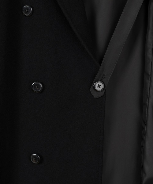 LAD MUSICIAN（ラッドミュージシャン）の「MELTON DOUBLE BREASTED CHESTER COAT（チェスターコート・メンズ・ブラック・42/46/44）」の3枚目の写真