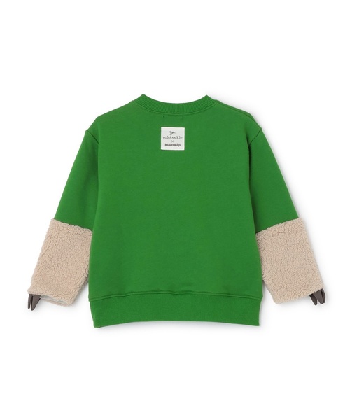 kladskap（クレードスコープ）の「【コロボックル】クマトレーナー（スウェット・キッズ・アイボリー/モスグリーン・80ｃｍ/90cm/100cm/110cm/120cm）」の19枚目の写真