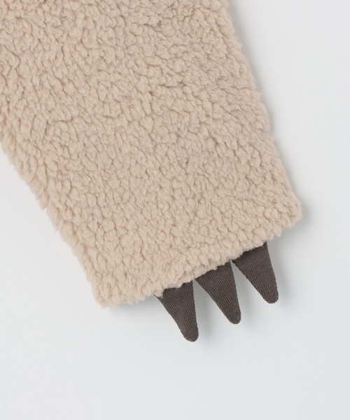 kladskap（クレードスコープ）の「【コロボックル】クマトレーナー（スウェット・キッズ・アイボリー/モスグリーン・80ｃｍ/90cm/100cm/110cm/120cm）」の14枚目の写真