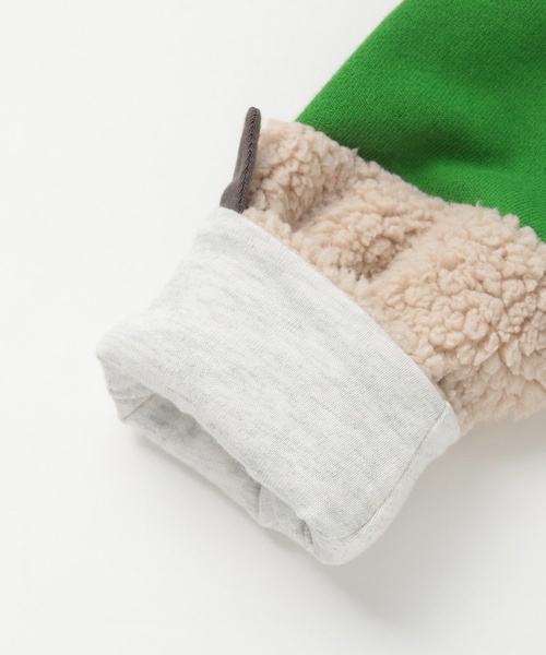 kladskap（クレードスコープ）の「【コロボックル】クマトレーナー（スウェット・キッズ・アイボリー/モスグリーン・80ｃｍ/90cm/100cm/110cm/120cm）」の13枚目の写真