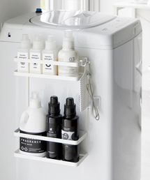 tower（タワー）の「【tower/タワー 】洗濯機横マグネット収納ラック2段 ランドリー マグネット式 洗剤・小物整理（ランドリーグッズ）」