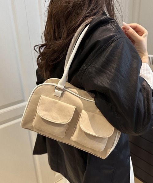 Miniministore(ミニミニストア)の「ショルダーバッグ ハンドバッグスエード調(ショルダーバッグ・レディース・ブラック/ベージュ/ブラウン・FREE)」の11枚目の写真