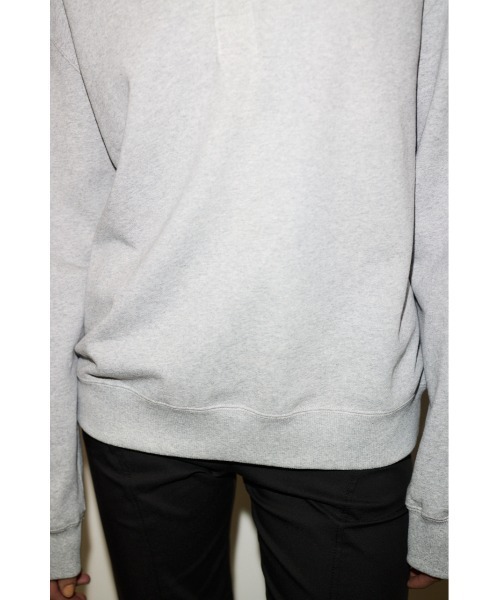 THROW by SLY（スローバイスライ）の「THROW OVER SW POLO TOPS オーバー スウェット ポロ トップス 秋服 冬服 トレーナー（スウェット・レディース・オフホワイト/杢グレー/ネイビー・FREE）」の20枚目の写真