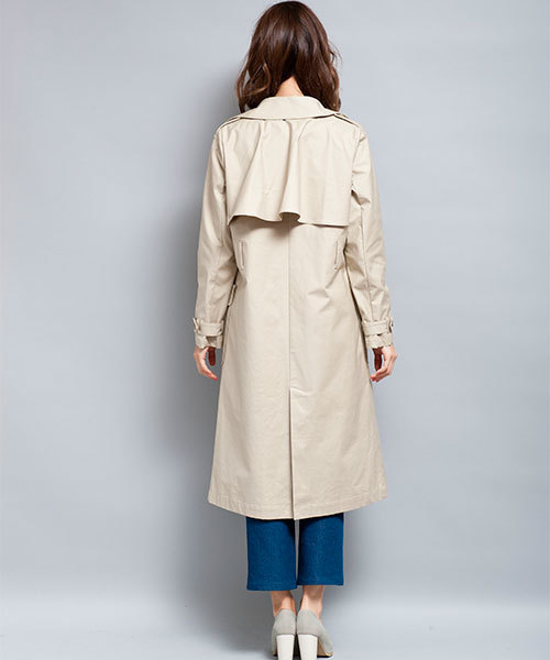 MILLION CARATS（ミリオンカラッツ）の「カラートレンチコート（トレンチコート・レディース・ライトピンク/ベージュ・SMALL/MEDIUM）」の5枚目の写真