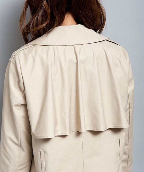 MILLION CARATS（ミリオンカラッツ）の「カラートレンチコート（トレンチコート・レディース・ライトピンク/ベージュ・SMALL/MEDIUM）」の8枚目の写真