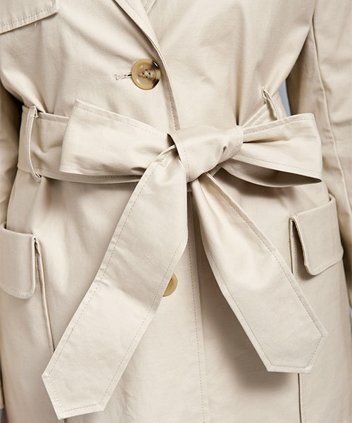 MILLION CARATS（ミリオンカラッツ）の「カラートレンチコート（トレンチコート・レディース・ライトピンク/ベージュ・SMALL/MEDIUM）」の10枚目の写真