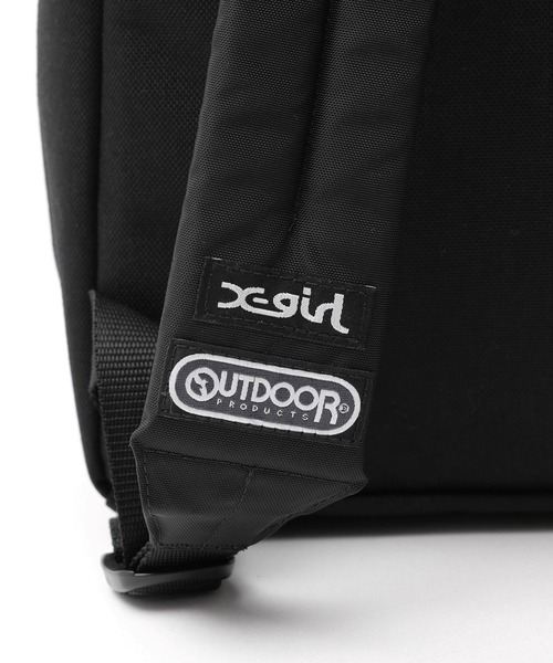 OUTDOOR PRODUCTS（アウトドアプロダクツ）の「X-girl × OUTDOOR PRODUCTS DAY PACK（バックパック/リュック・レディース・ネイビー/ブラック・ONE SIZE）」の13枚目の写真