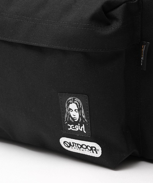 OUTDOOR PRODUCTS（アウトドアプロダクツ）の「X-girl × OUTDOOR PRODUCTS DAY PACK（バックパック/リュック・レディース・ネイビー/ブラック・ONE SIZE）」の14枚目の写真