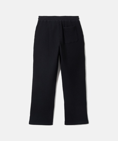SEAGREEN（シーグリーン）の「SEAGREEN(シーグリーン) BIG WAFFLE STRAIGHT PANTS（その他パンツ・メンズ・ブラウン/ネイビー/ブラック・2/3/1）」の4枚目の写真