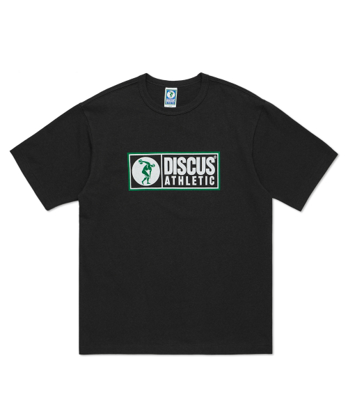 DISCUS ATHLETIC(ディスカス アスレチック)の「ヘビーウェイトボックスロゴTシャツブラック(Tシャツ/カットソー・メンズ・その他・MEDIUM/SMALL/X-LARGE/XX-LARGE/LARGE)」の1枚目の写真