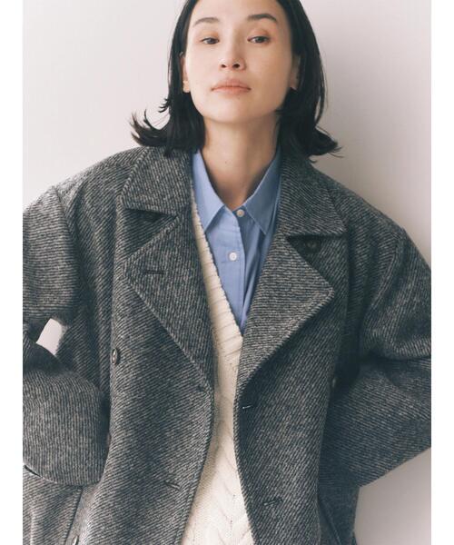 sm2rhythm（サマンサモスモスリズム）の「ダブルミドルコート（その他アウター・レディース・グレー/キャメル・F）」の11枚目の写真