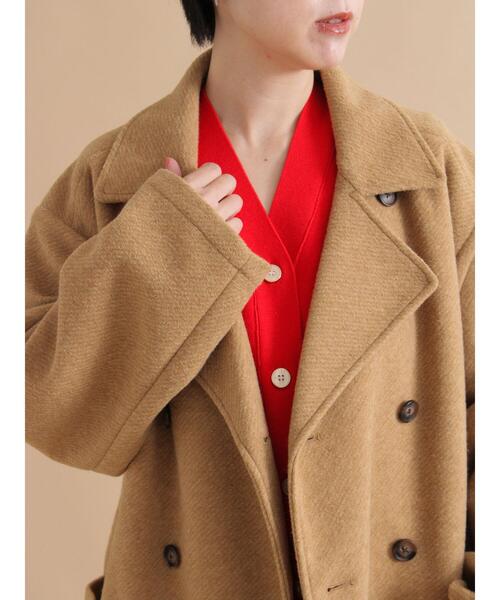 sm2rhythm（サマンサモスモスリズム）の「ダブルミドルコート（その他アウター・レディース・グレー/キャメル・F）」の15枚目の写真