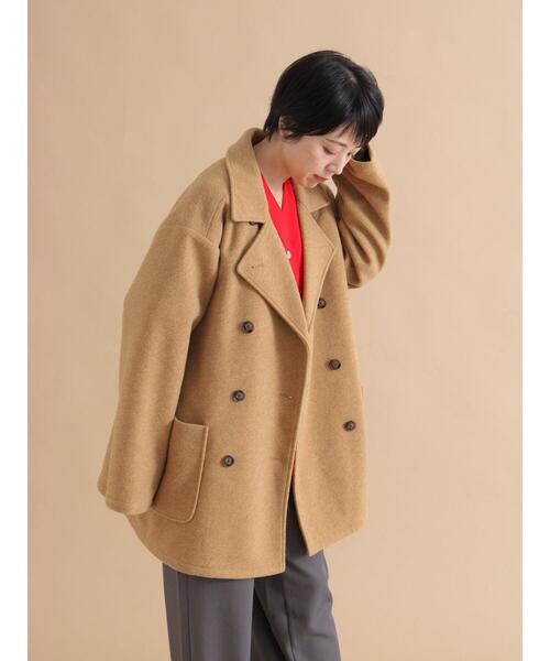 sm2rhythm（サマンサモスモスリズム）の「ダブルミドルコート（その他アウター・レディース・グレー/キャメル・F）」の18枚目の写真