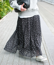 Spick & Span | 《一部店舗+WEB限定》ドットプリーツイージースカート(スカート)
