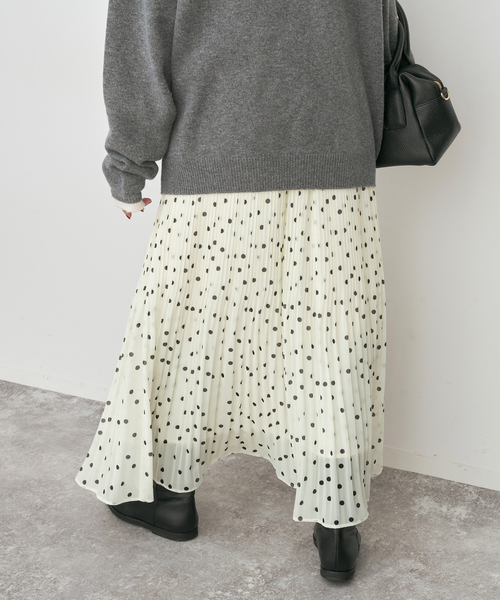 Spick & Span（スピックアンドスパン）の「《一部店舗+WEB限定》ドットプリーツイージースカート（スカート・レディース・その他2/マルチ・36/38）」の20枚目の写真