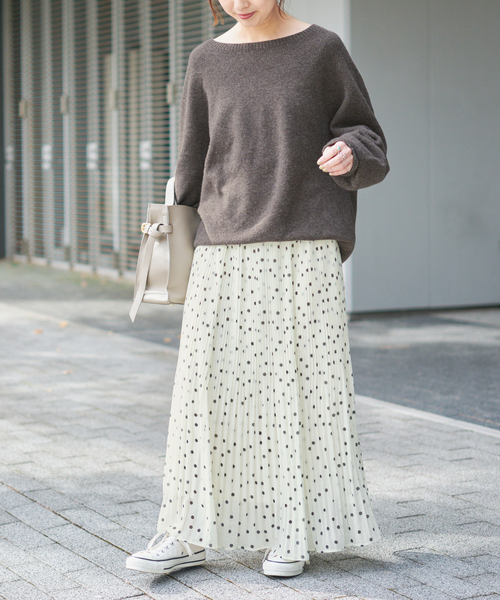 Spick & Span(スピックアンドスパン)の「《一部店舗+WEB限定》ドットプリーツイージースカート(スカート・レディース・その他2/マルチ・36/38)」の17枚目の写真