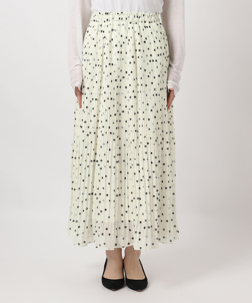 Spick & Span(スピックアンドスパン)の「《一部店舗+WEB限定》ドットプリーツイージースカート(スカート・レディース・その他2/マルチ・36/38)」の5枚目の写真